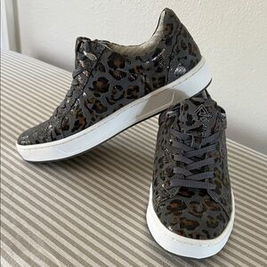 ALIGN Women's Leopard Print Sneakers - Black and Brown